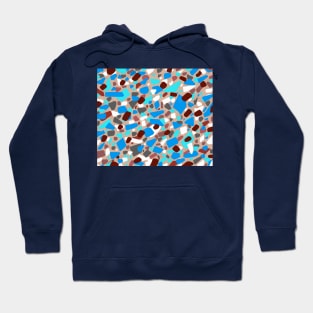 Blue Jesmonite Terrazzo Hoodie